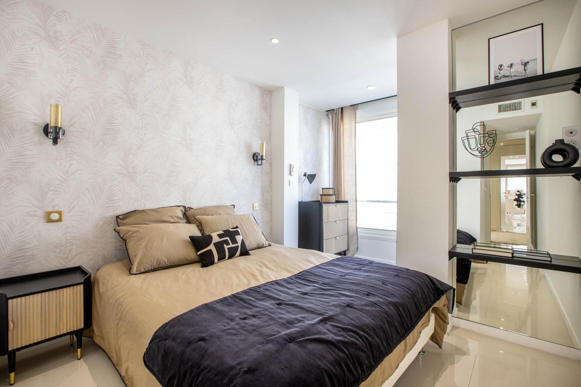 Agence Des Residences - Appartements Prives Du 45 Croisette- Prestige Cannes Szoba fotó